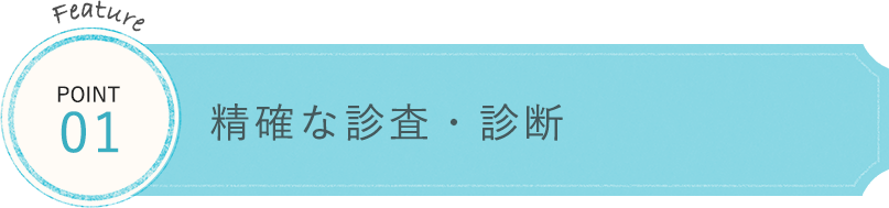 精確な診査・診断